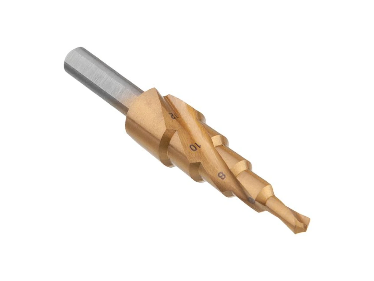 Свердло ступінчасте по металу спіральне 4-12 мм INTERTOOL SD-5833 