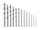 Набір свердел по металу HSS 13шт (2.0-8.0), полірована сталь INTERTOOL SD-0114 