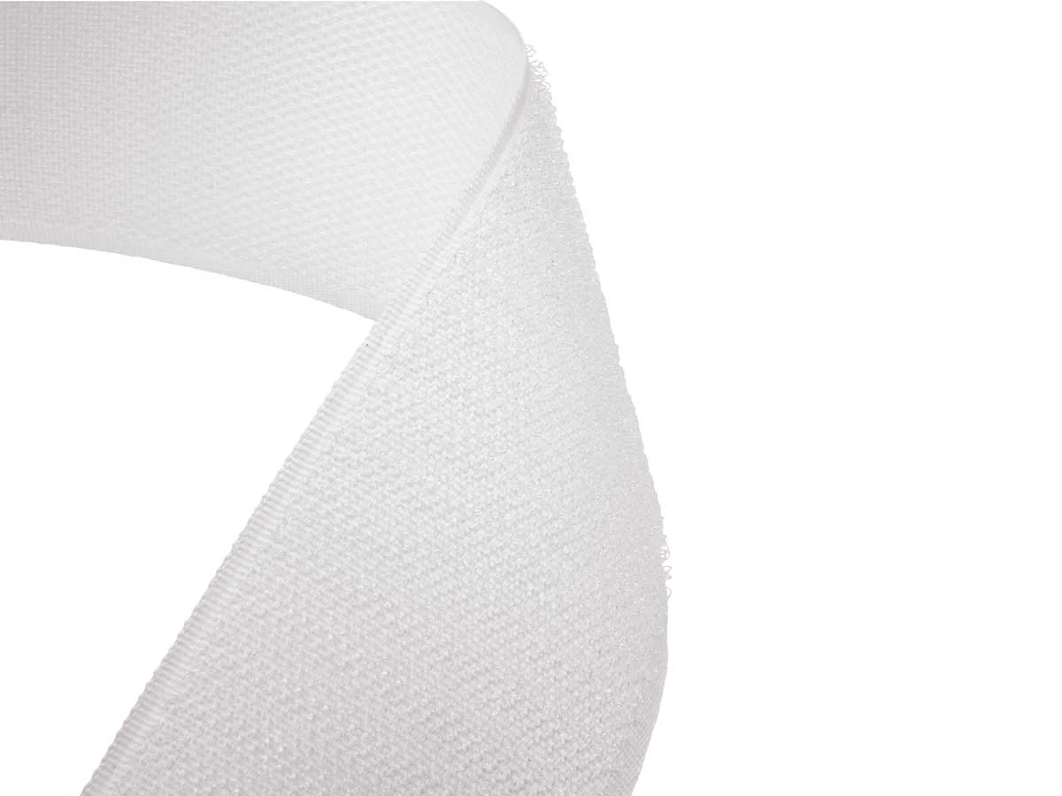 Липучка 5см біла ( крючок) 