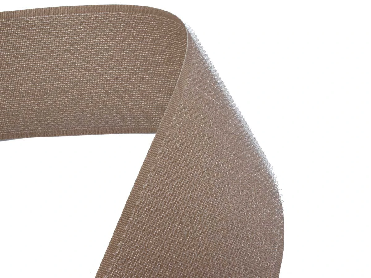 Липучка 5см світло-бежева (крючок) 