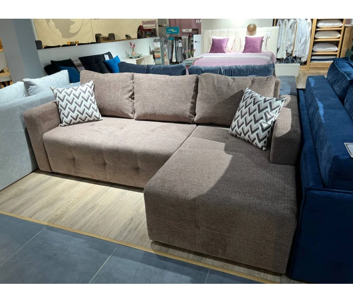 Г-подібний розкладний диван з каретною стяжкою