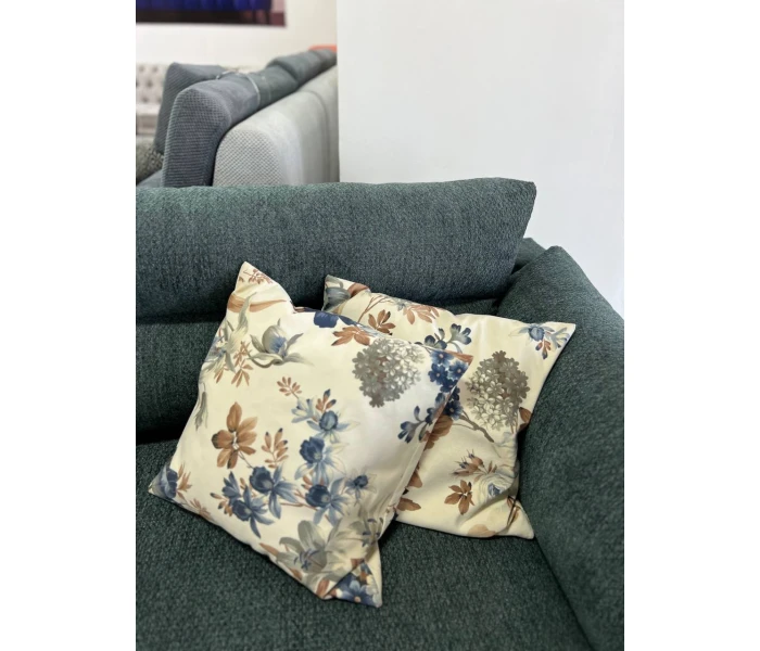 Розкладний диван колір морської хвилі з двосекційною спиною