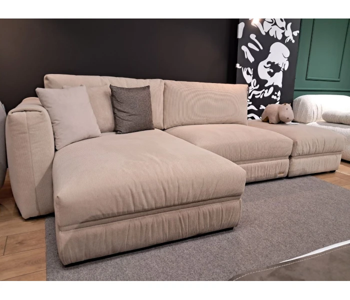 Диван в рубчик: модульная система