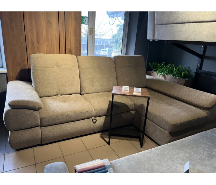 Эргономичный угловой диван-трансформер со скругленными боковинами