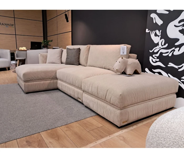 Диван в рубчик: модульная система