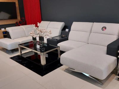 Диван-трансформер с угловым модулем