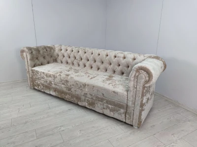 Диван Честерфилд с эффектом мрамора