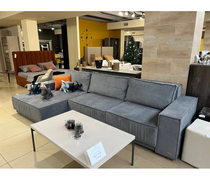 Диван секційний: Мінімалізм Графіт