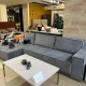 Диван секційний: Мінімалізм Графіт