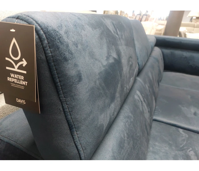 Велюровий кутовий диван з рухомими підголівниками