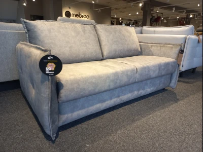 Серый диван с подушками-спинками