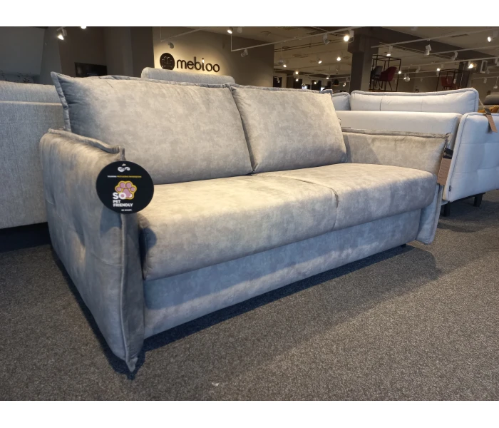 Серый диван с подушками-спинками