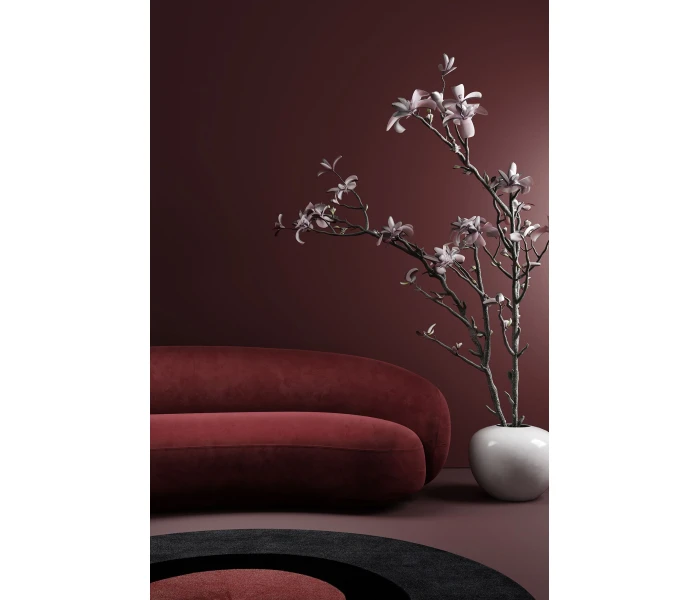 Диван обтічної форми без ніжок