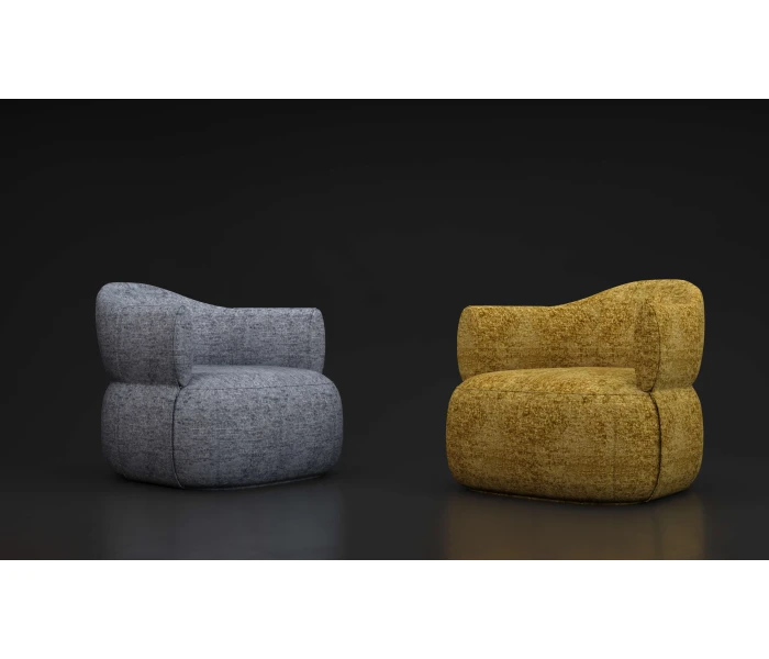 Крісло-пуф з підтримкою для спини