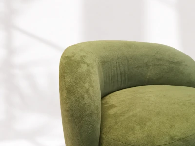 Безшовне крісло з округлими формами