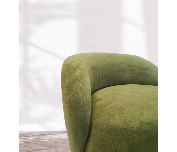 Бесшовное кресло с округлыми формами