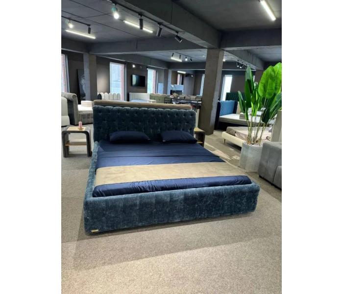 Ліжко з каретною стяжкою по периметру