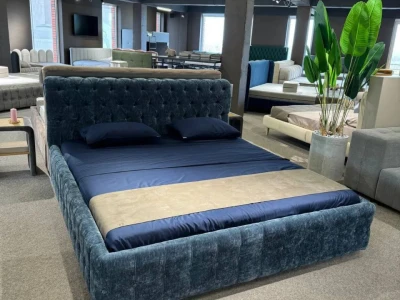 Ліжко з каретною стяжкою по периметру