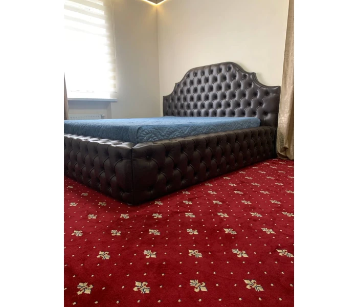 Комплексное изготовление спального гарнитура: кровать и релакс-софа в экокоже