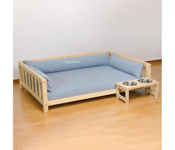 Дерев'яне ліжко-софа для тварин