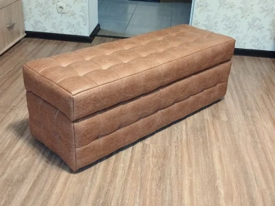 Виготовлення багатофункціональної банкетки в екошкірі