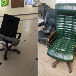 Реставрація офісного крісла з заміною оббивки