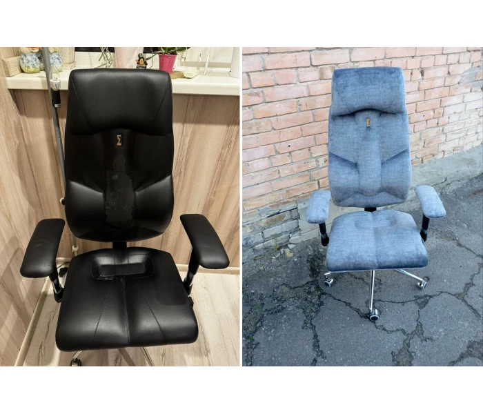 Проєкт з перетяжки сучасного ергономічного крісла